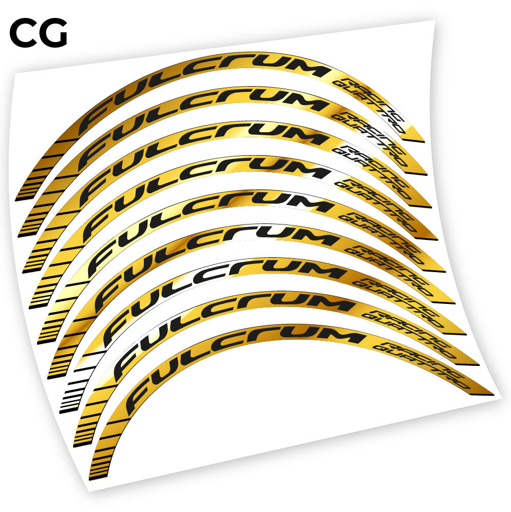 Autocollant Fulcrum Racing Quattro, route Mountain Wheel Vélos, autocollant vinyle