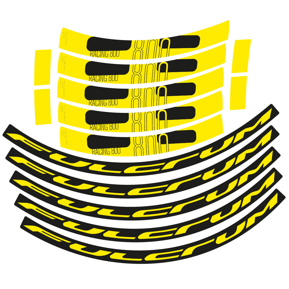 Autocollant Fulcrum Racing 800 DB Disc, Roues Route 35 mm, Autocollant Vélo vinyle