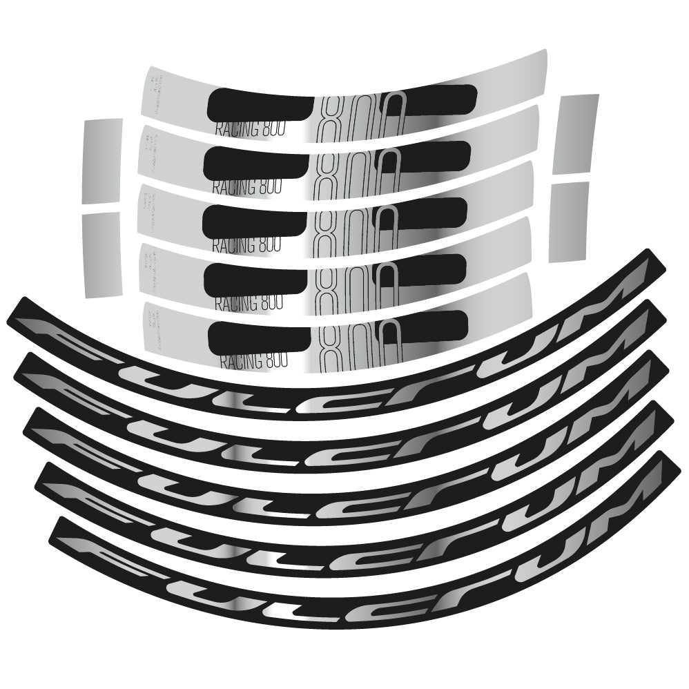 Autocollant Fulcrum Racing 800 DB Disc, Roues Route 35 mm, Autocollant Vélo vinyle