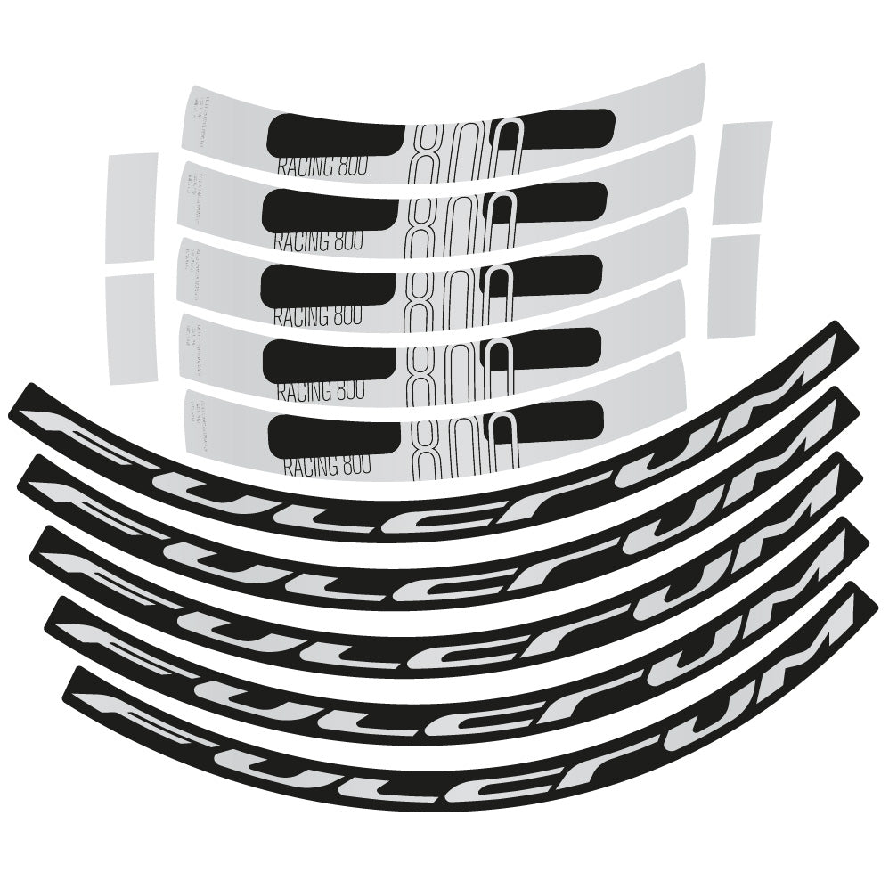 Autocollant Fulcrum Racing 800 DB Disc, Roues Route 35 mm, Autocollant Vélo vinyle