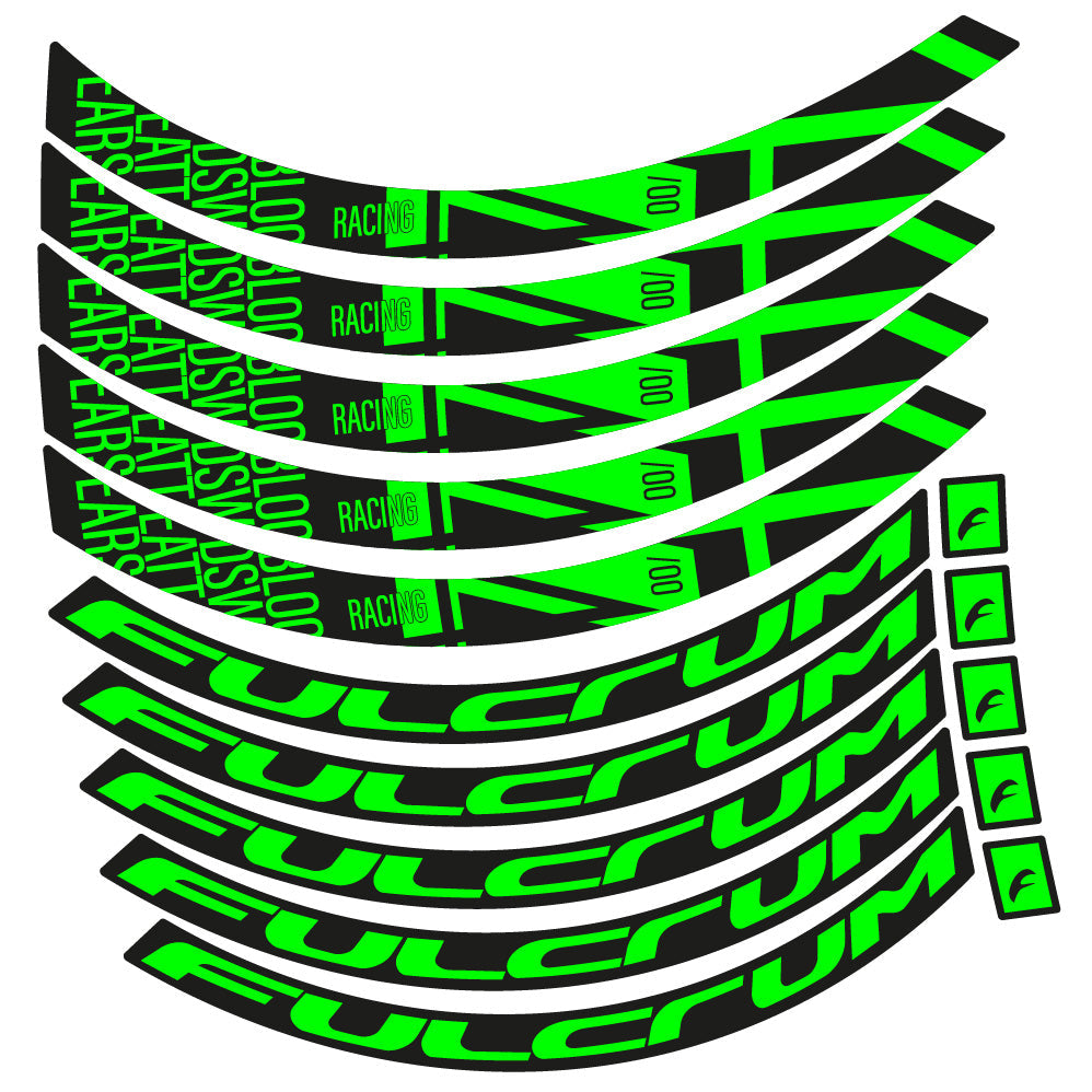 Autocollant Fulcrum Racing 400 DB, Roues Route 35 mm, Autocollant Vélo vinyle
