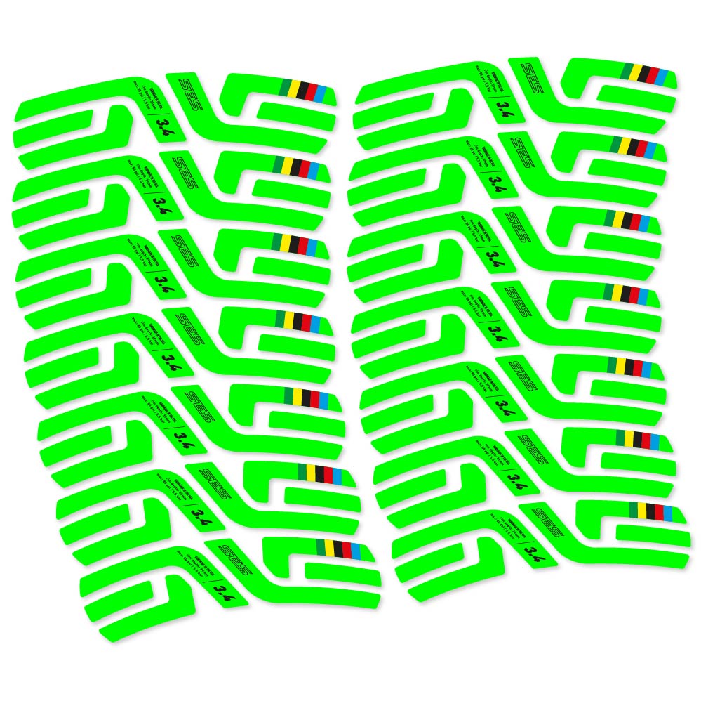 Autocollant Enve SES 3.4 World Cup Uci, Roues Route 40mm, Autocollant Vélo vinyle