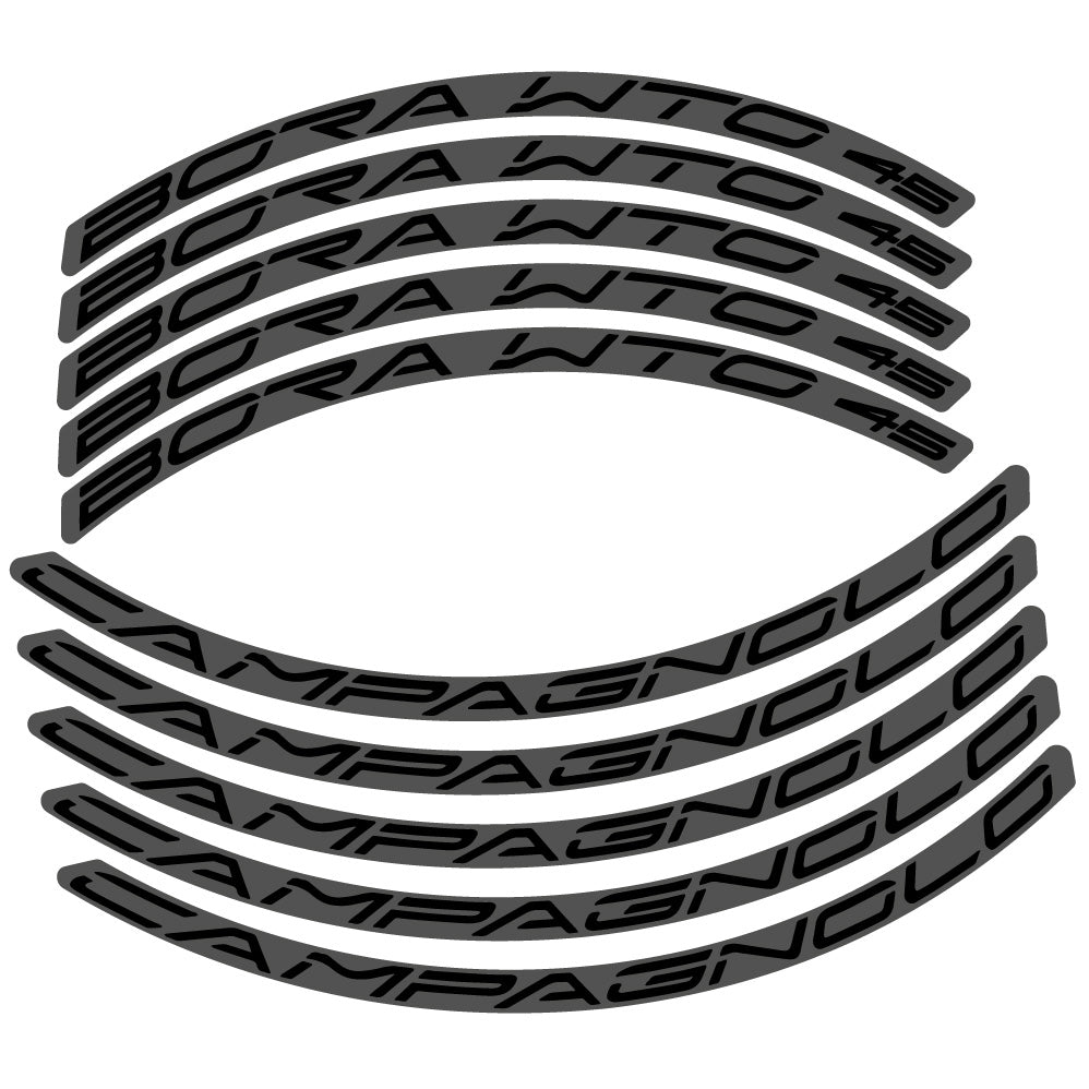 Autocollant Campagnolo Bora WTO 45, Roues Route 45 mm, Autocollant Vélo vinyle