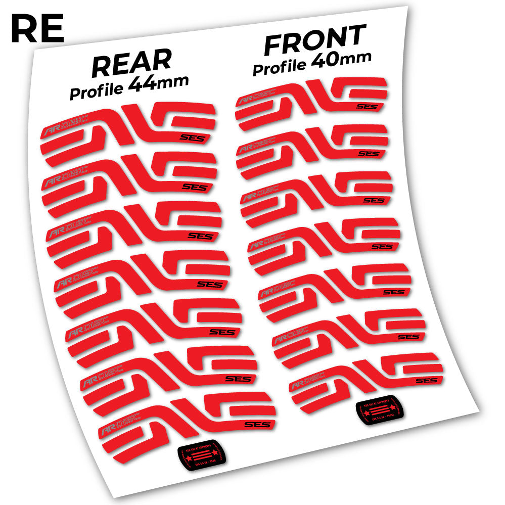 Autocollant, Enve SES 3.5, Roues Route 40+44mm, Autocollant Vélos Vinyle