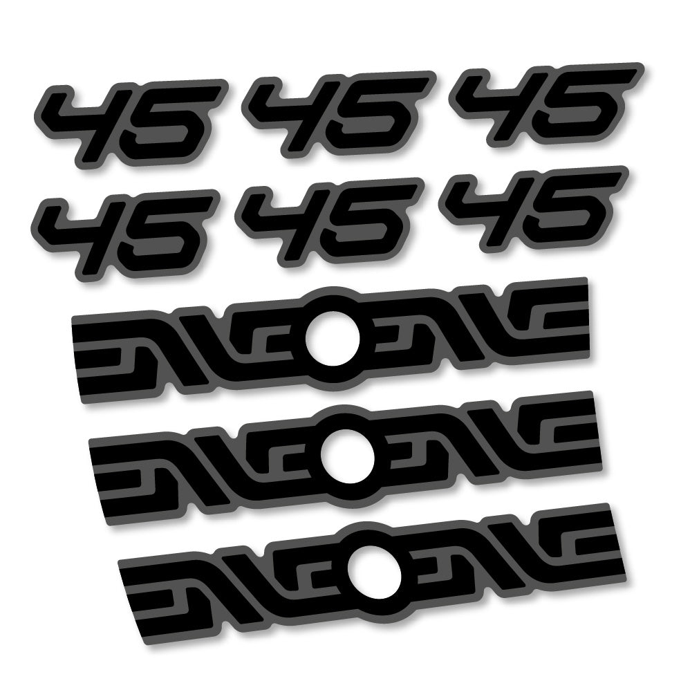 Autocollant Enve Foundation 45, Roues Route 45 mm, Autocollant Vélo vinyle