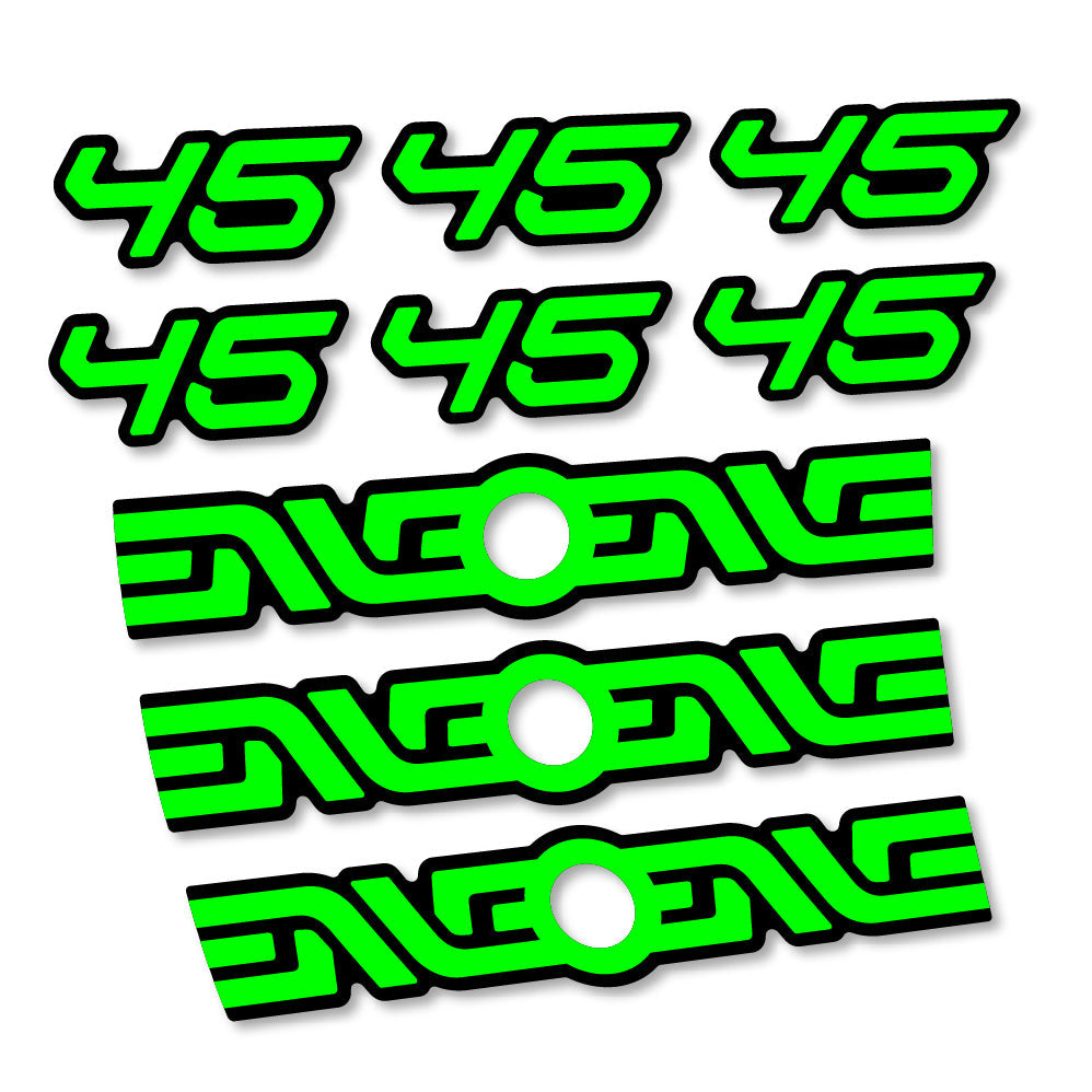 Autocollant Enve Foundation 45, Roues Route 45 mm, Autocollant Vélo vinyle