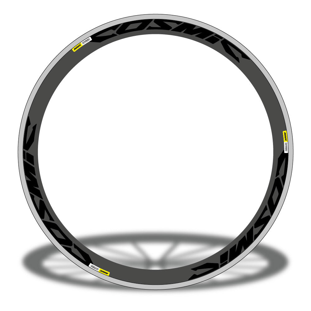 Autocollant Roues Route, Mavic Cosmic Pro Carbon 2019, Autocollant Vélo Vinyle