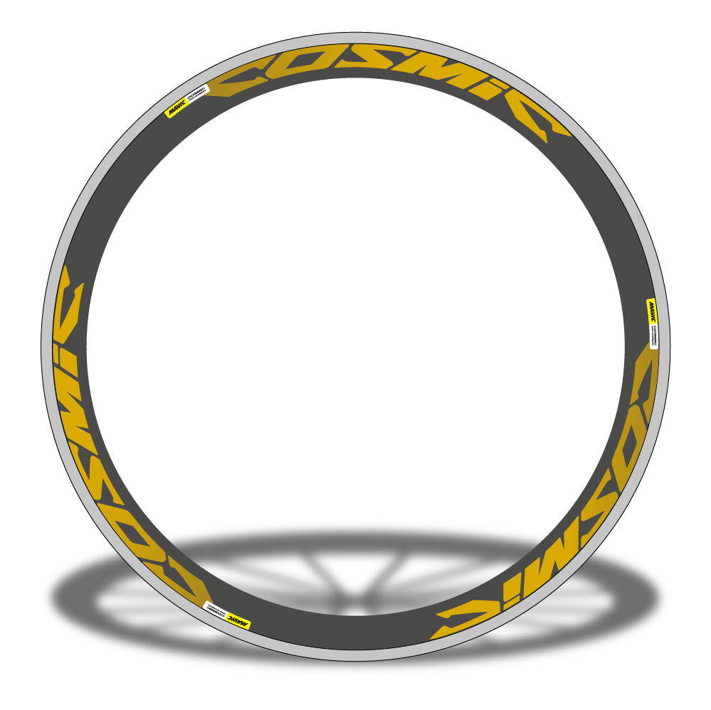 Autocollant Roues Route, Mavic Cosmic Pro Carbon 2019, Autocollant Vélo Vinyle