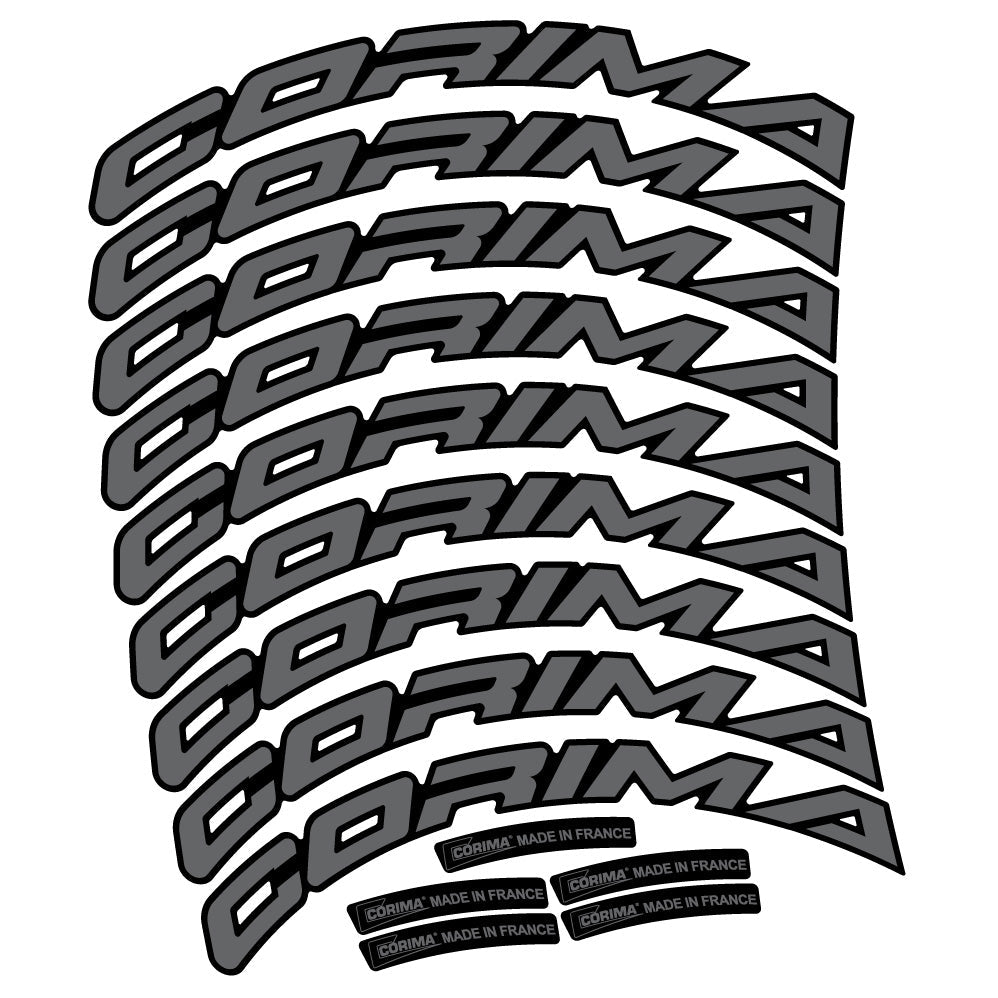 Autocollant Corima 47 WS, Roues Route 47 mm, Autocollant Vélo vinyle