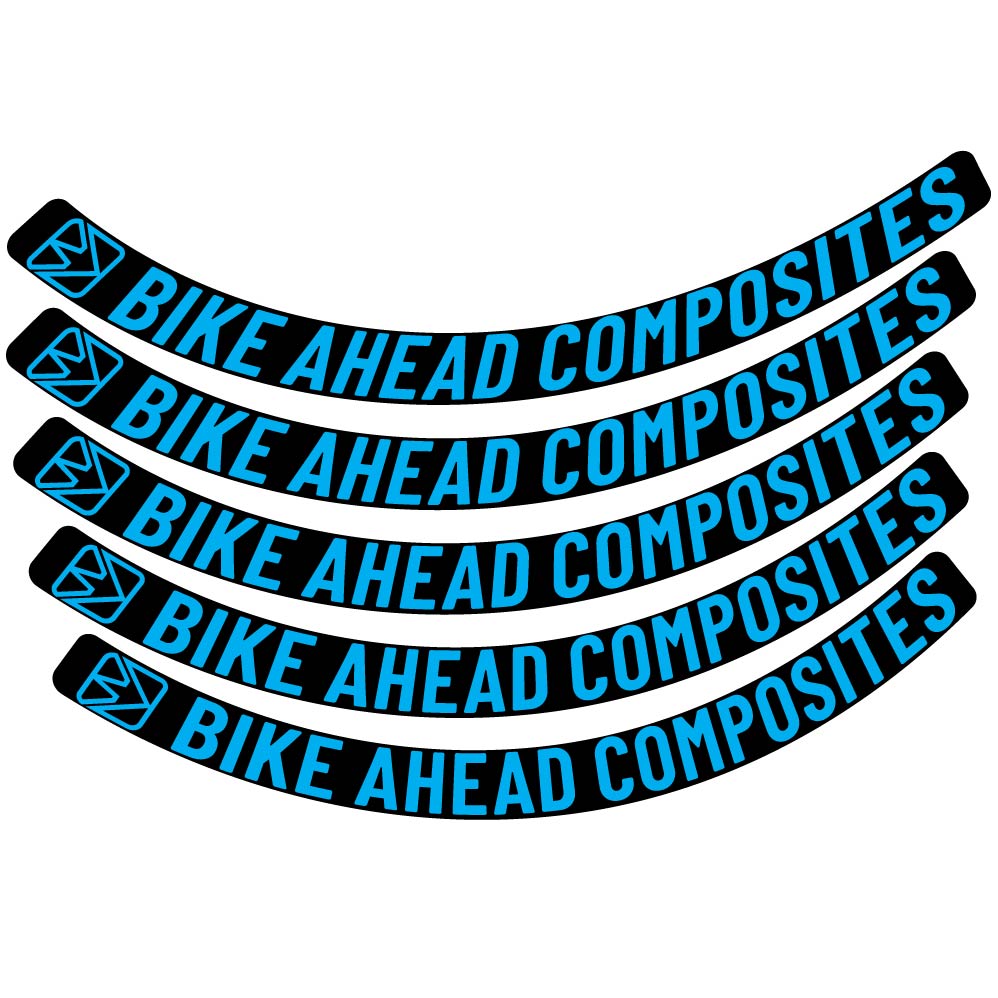 Autocollant VéloAhead Composites Biturbo Aero 2022, Roues Route 48.5mm, Autocollant Vélo vinyle