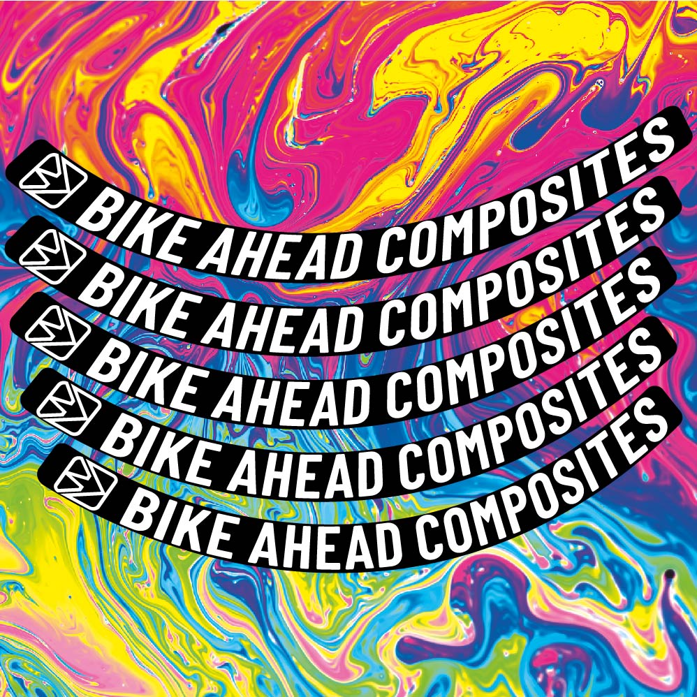 Autocollant VéloAhead Composites Biturbo Aero 2022, Roues Route 48.5mm, Autocollant Vélo vinyle