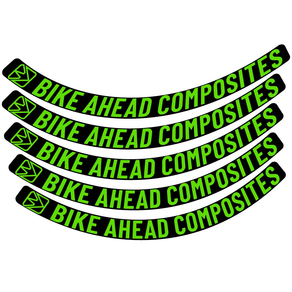 Autocollant VéloAhead Composites Biturbo Aero 2022, Roues Route 48.5mm, Autocollant Vélo vinyle