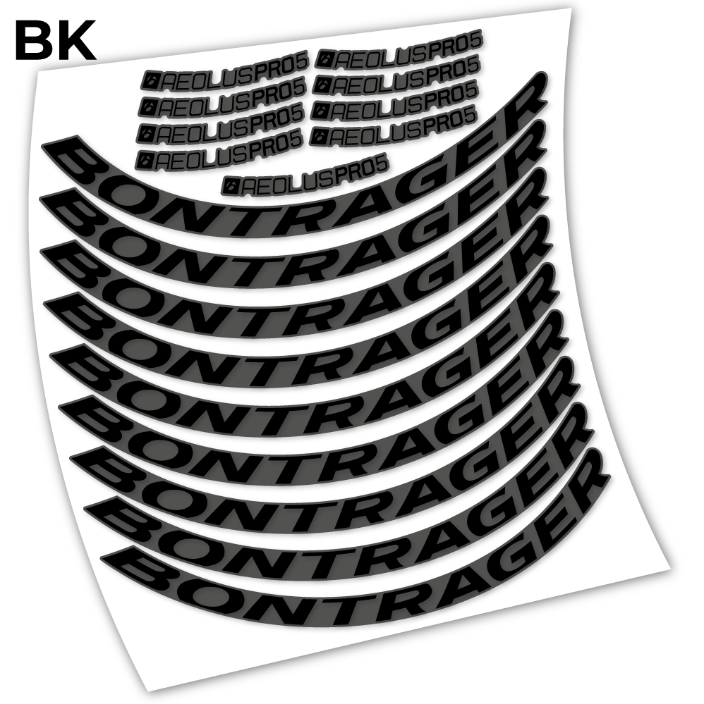 Autocollant, Bontrager Aeolous Pro 5 Disc, Roues Route 50mm Vélos Vinyle sticker
