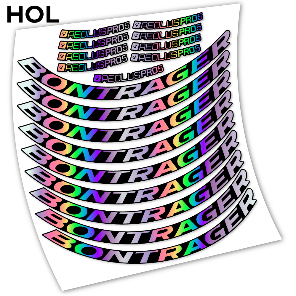 Autocollant, Bontrager Aeolous Pro 5 Disc, Roues Route 50mm Vélos Vinyle sticker