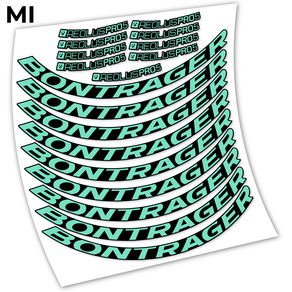 Autocollant, Bontrager Aeolous Pro 5 Disc, Roues Route 50mm Vélos Vinyle sticker