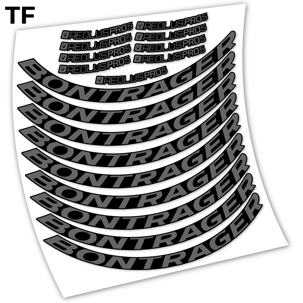 Autocollant, Bontrager Aeolous Pro 5 Disc, Roues Route 50mm Vélos Vinyle sticker