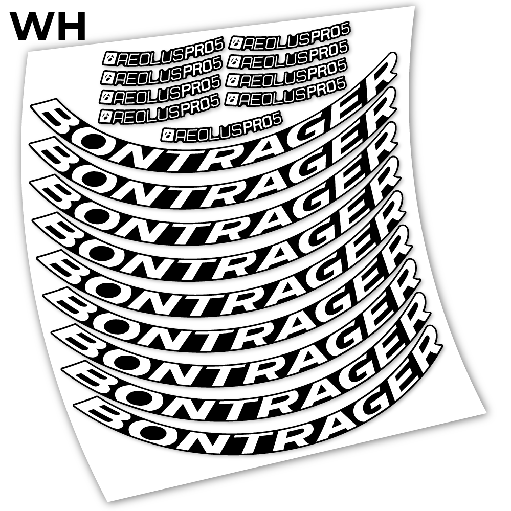Autocollant, Bontrager Aeolous Pro 5 Disc, Roues Route 50mm Vélos Vinyle sticker