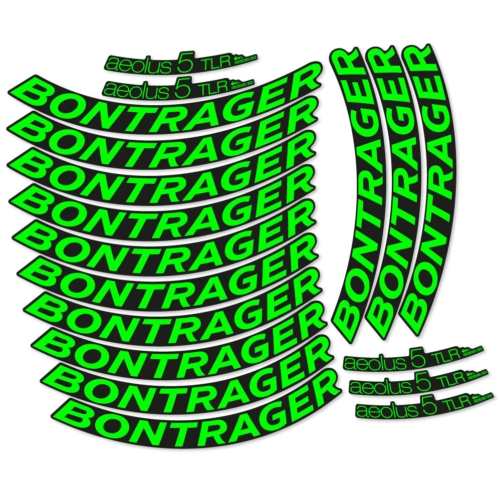 Autocollant Bontrager Aeolus 5 TLR D3, Roues Route 50 mm, Autocollant Vélo vinyle
