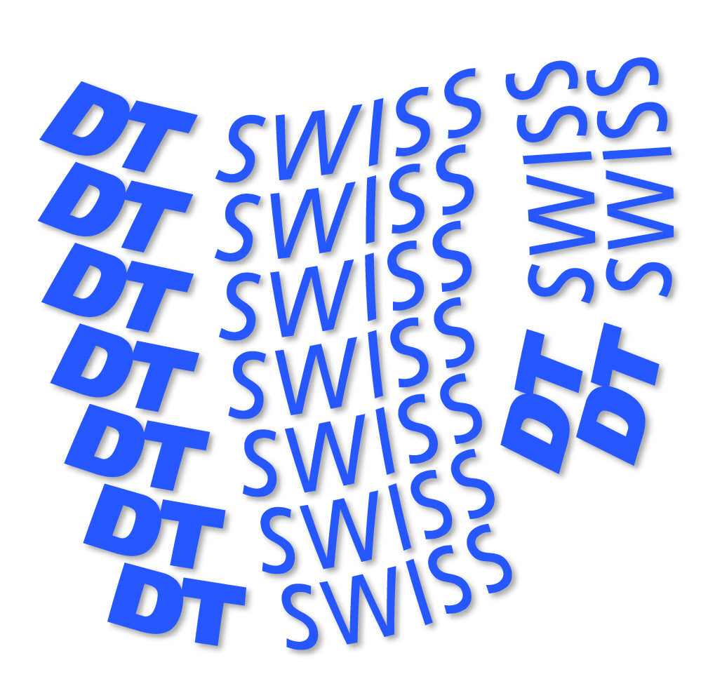 Autocollant DT Swiss, Roues Route 50mm, Autocollant Vélo vinyle