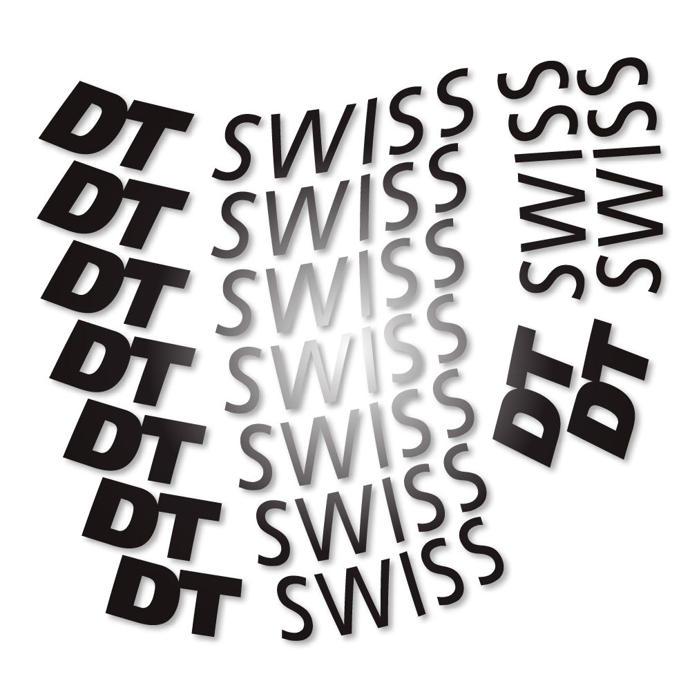 Autocollant DT Swiss, Roues Route 50mm, Autocollant Vélo vinyle