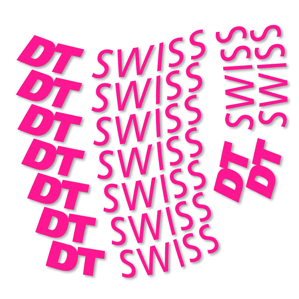 Autocollant DT Swiss, Roues Route 50mm, Autocollant Vélo vinyle