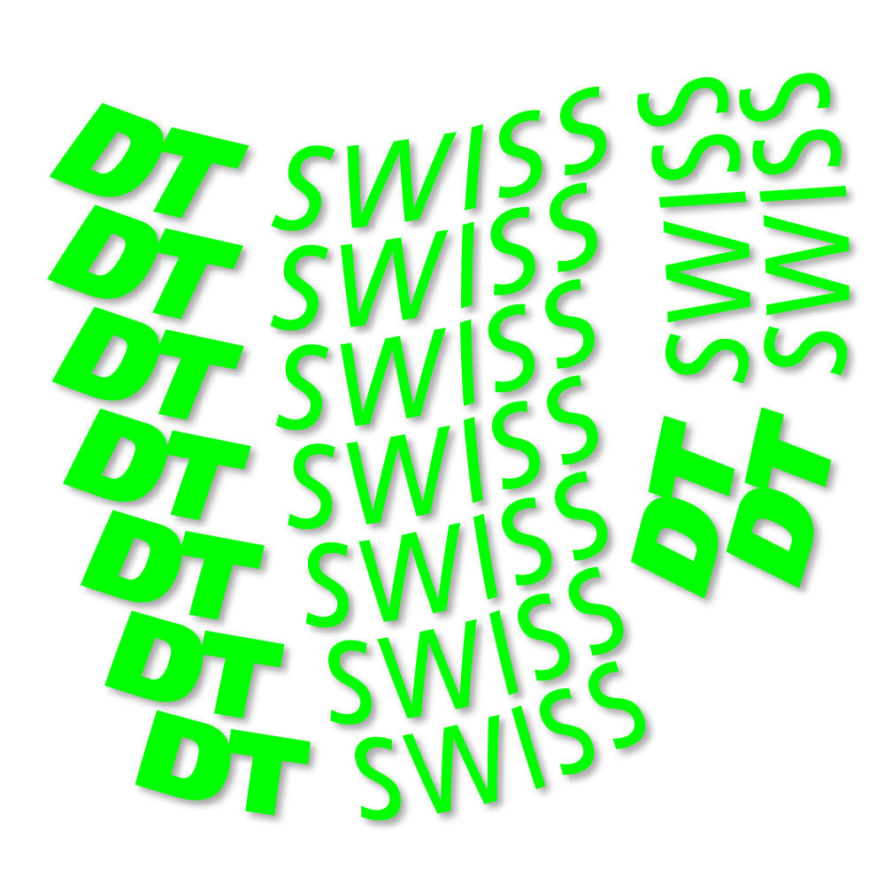 Autocollant DT Swiss, Roues Route 50mm, Autocollant Vélo vinyle