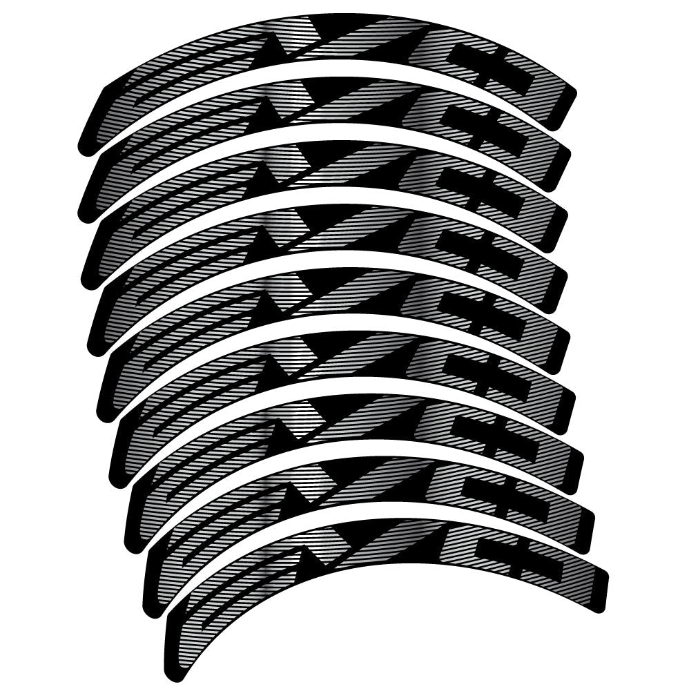 Autocollant Evo, Roues Route 50 mm, Autocollant Vélo vinyle