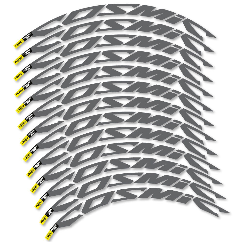 Autocollant Mavic Cosmic SL, Roues Route 50mm, Autocollant vélo vinyle