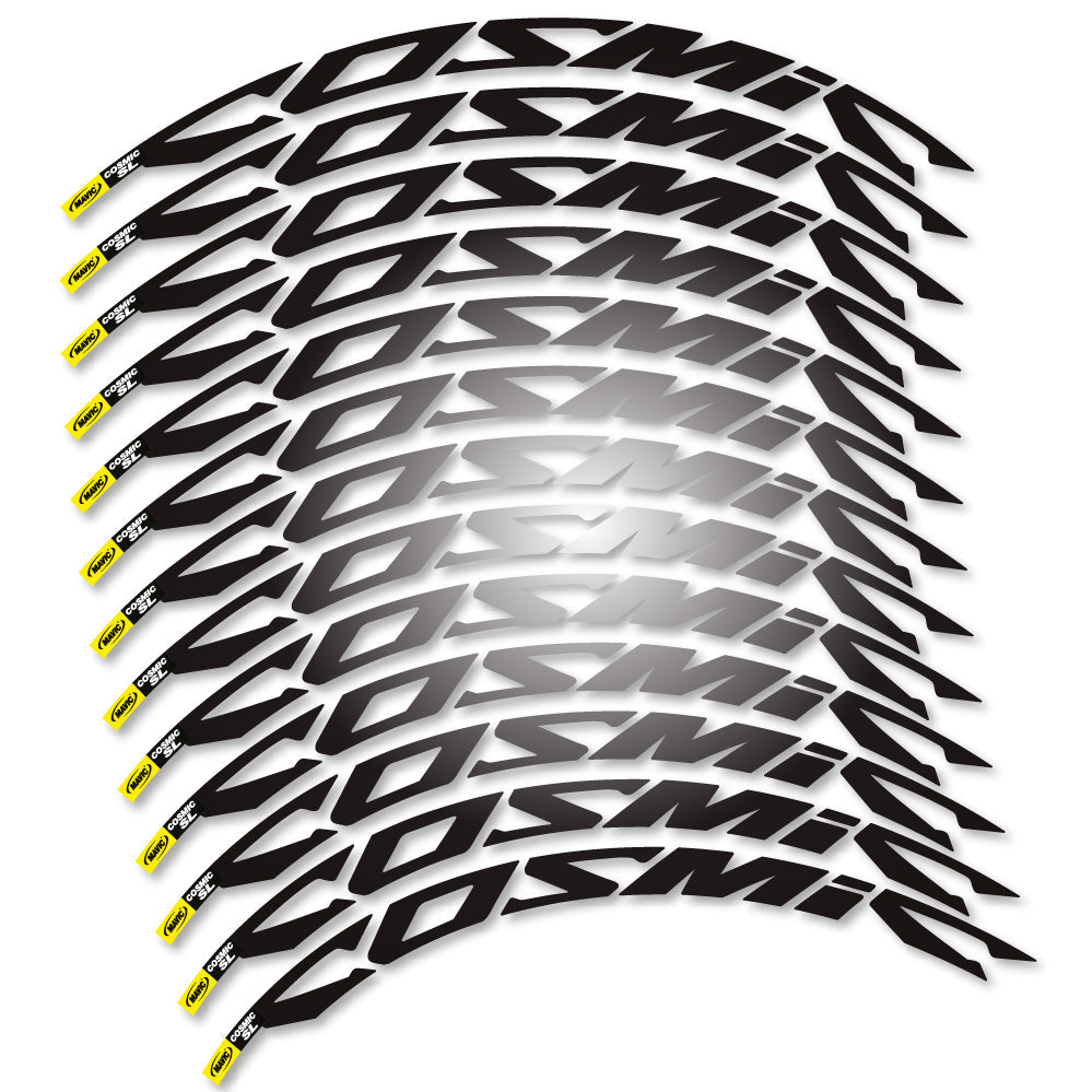 Autocollant Mavic Cosmic SL, Roues Route 50mm, Autocollant vélo vinyle