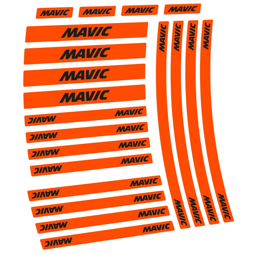 Autocollant Mavic, Roues Route 50mm et Moyeux, Autocollant Vélo vinyle