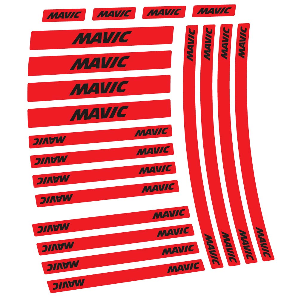Autocollant Mavic, Roues Route 50mm et Moyeux, Autocollant Vélo vinyle