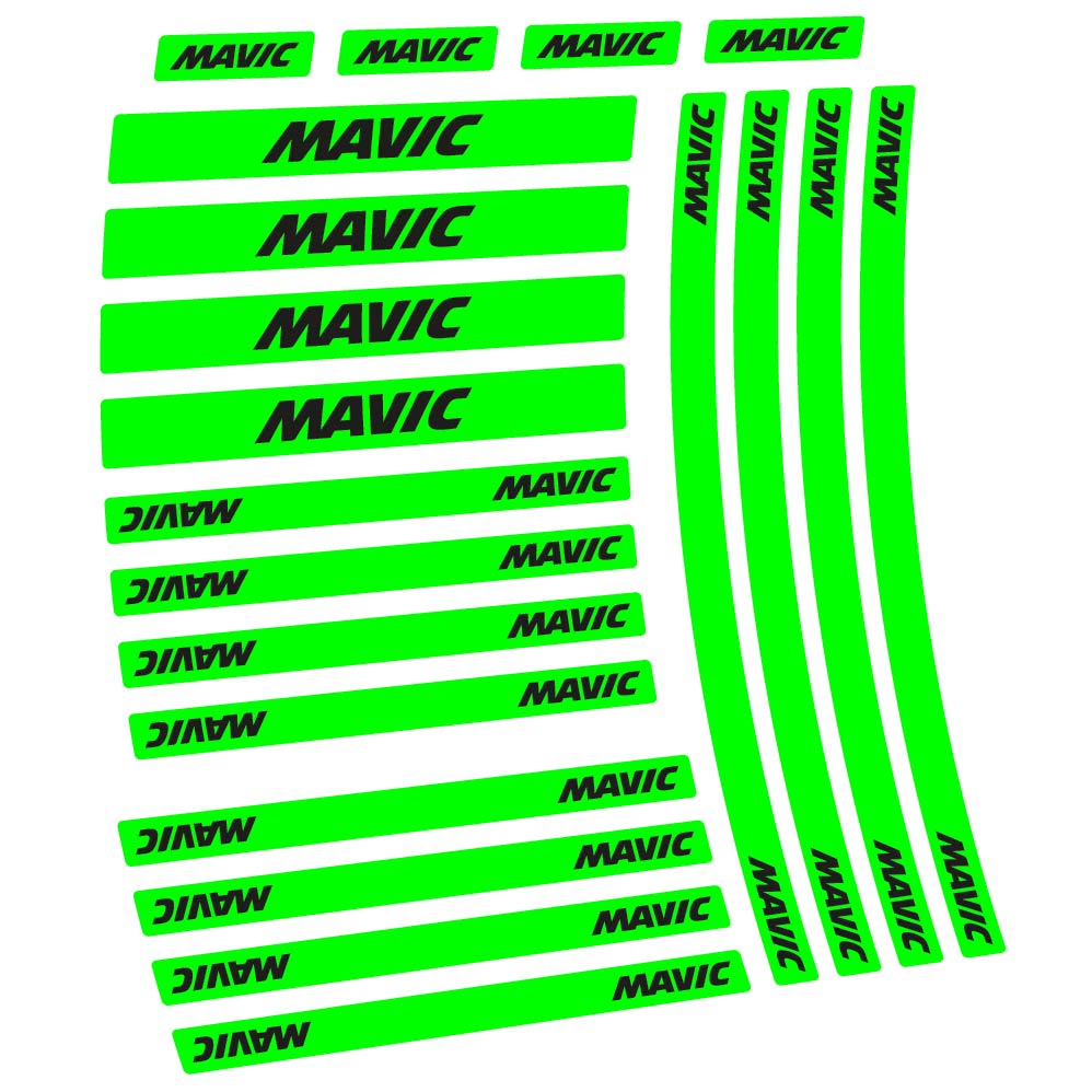 Autocollant Mavic, Roues Route 50mm et Moyeux, Autocollant Vélo vinyle