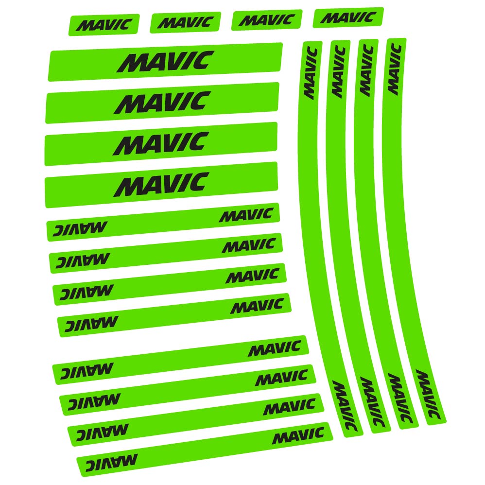 Autocollant Mavic, Roues Route 50mm et Moyeux, Autocollant Vélo vinyle