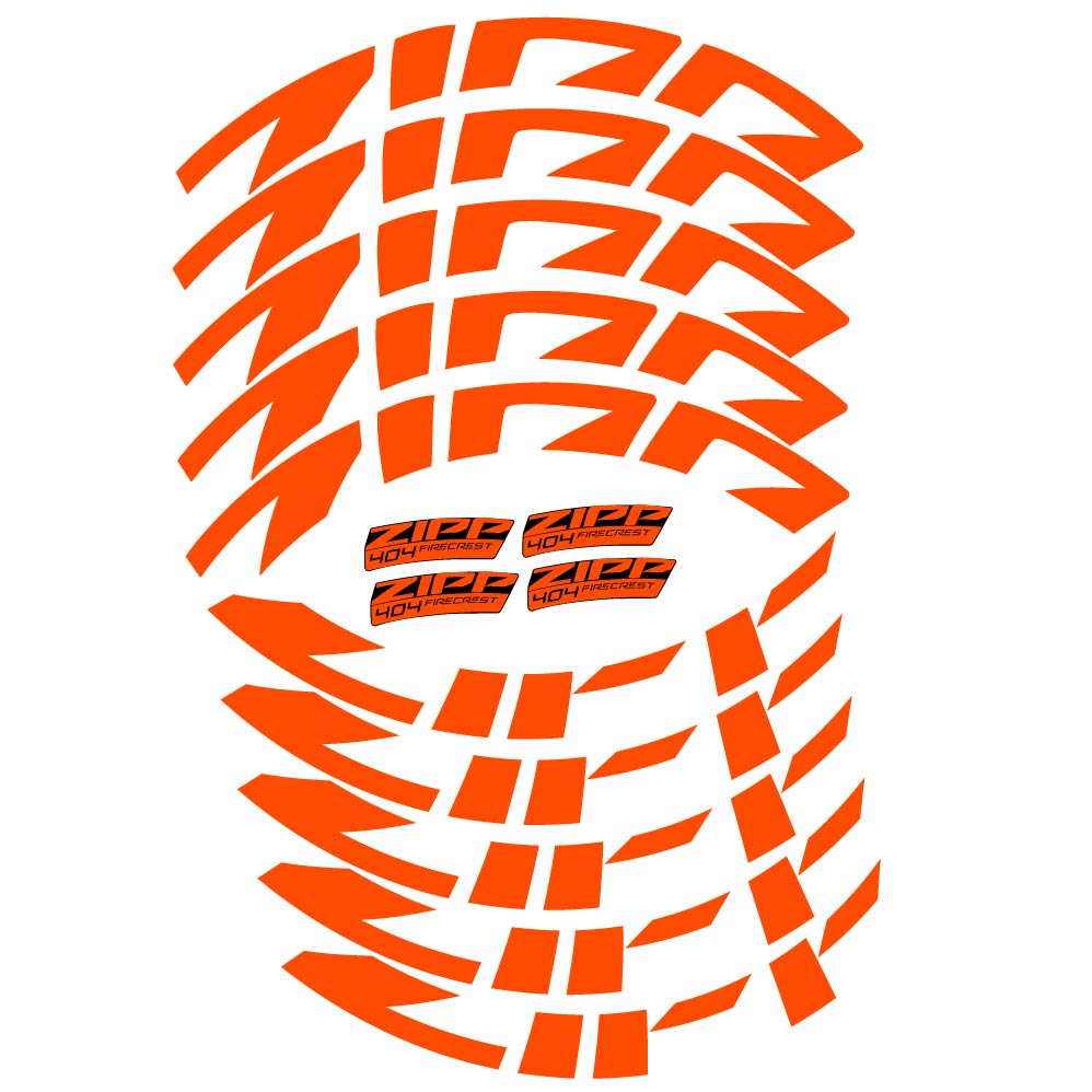 Autocollant Zipp 404 FireCrest Disc 2022, Roues Route 58mm, Autocollant Vélo vinyle