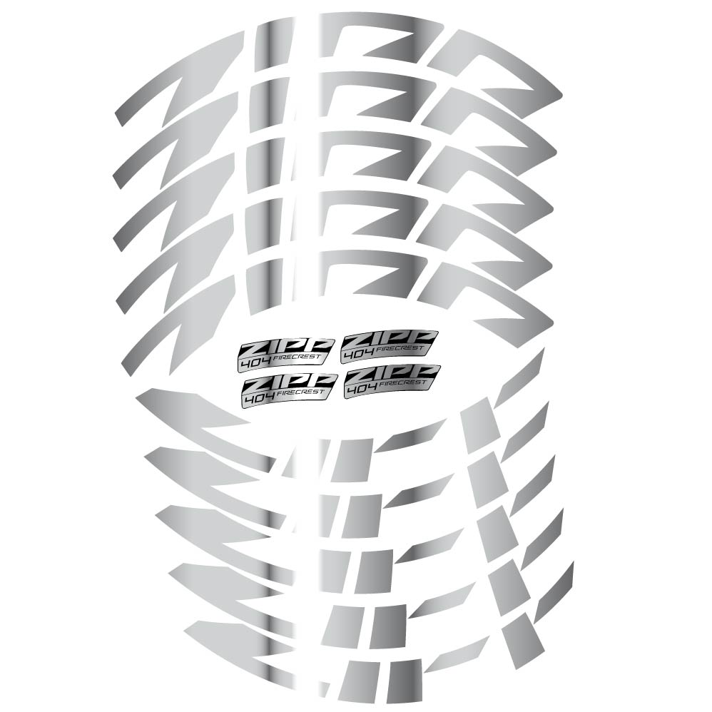 Autocollant Zipp 404 FireCrest Disc 2022, Roues Route 58mm, Autocollant Vélo vinyle