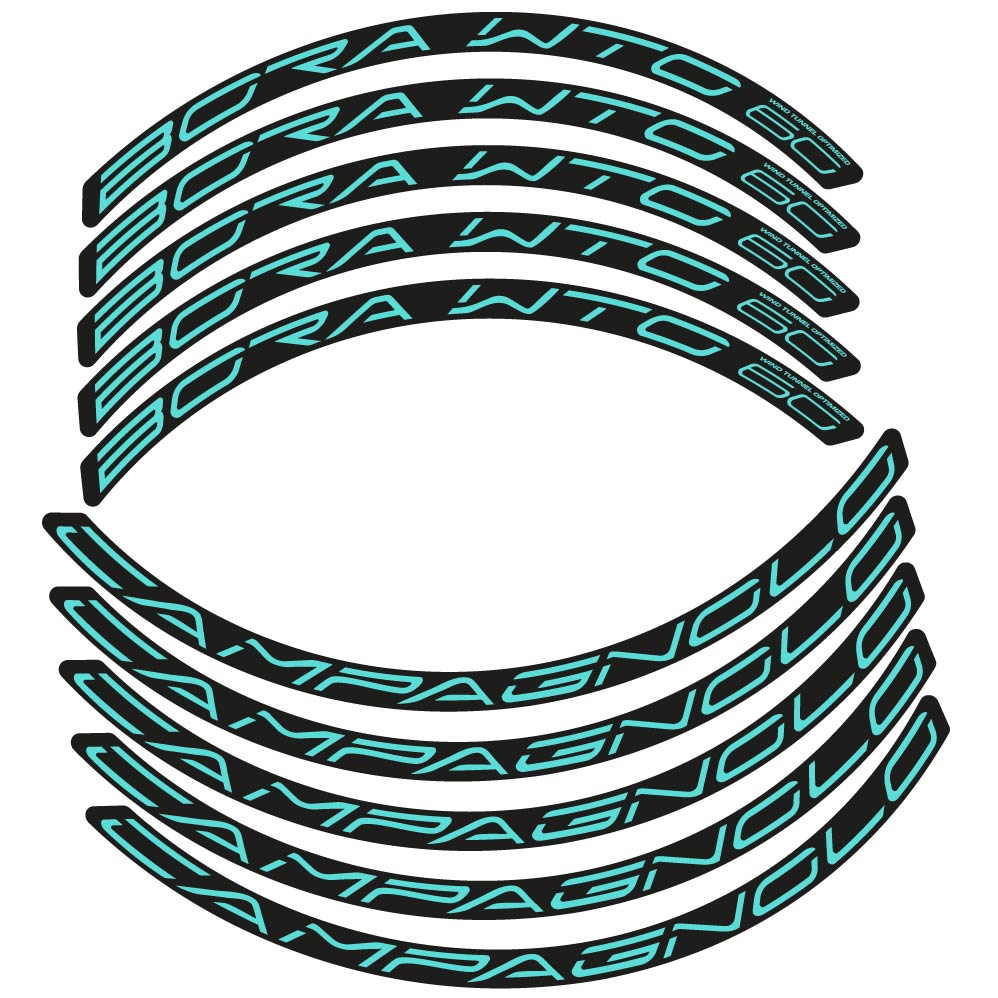 Autocollant Campagnolo Bora WTO 60, Roues Route 60mm, Autocollant Vélo vinyle