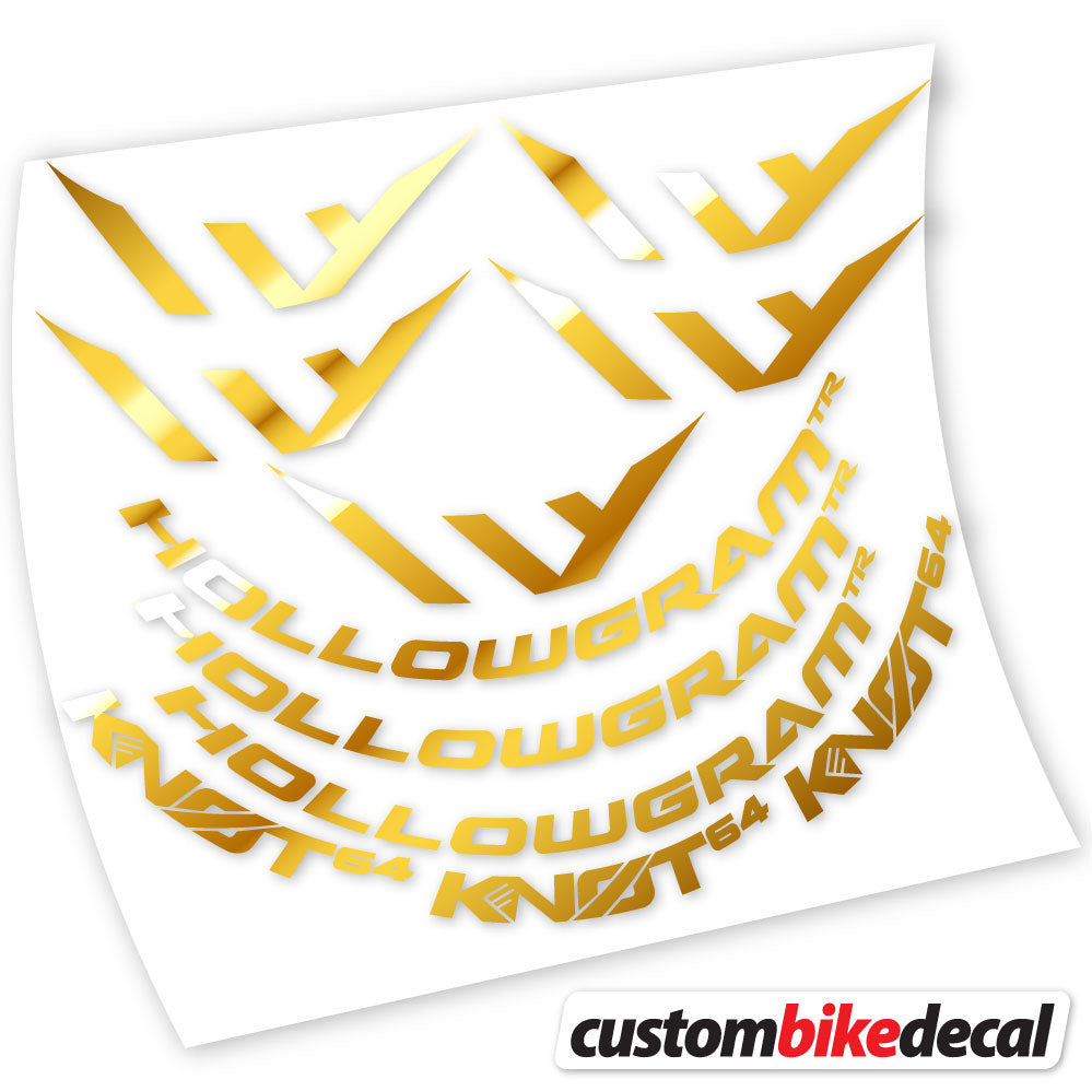 Autocollant Hollowgram Knot 64, Roues Route 64mm, autocollant vinyle