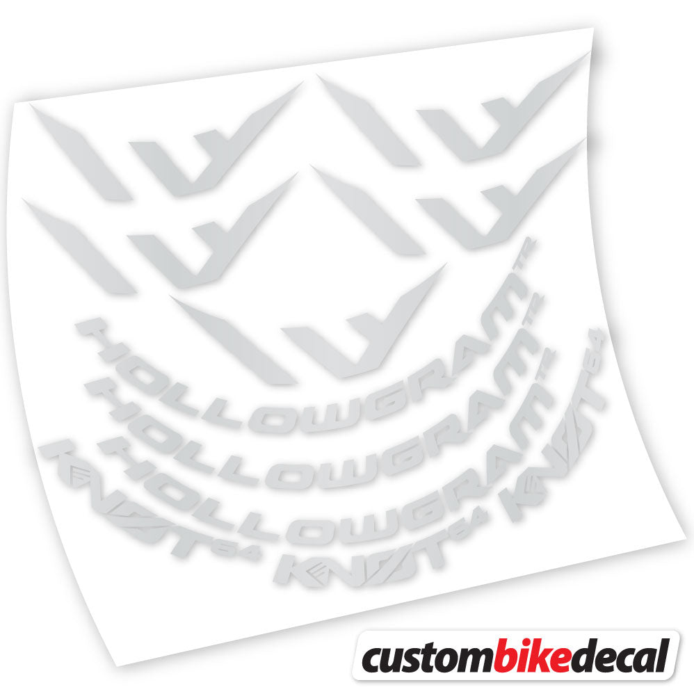 Autocollant Hollowgram Knot 64, Roues Route 64mm, autocollant vinyle