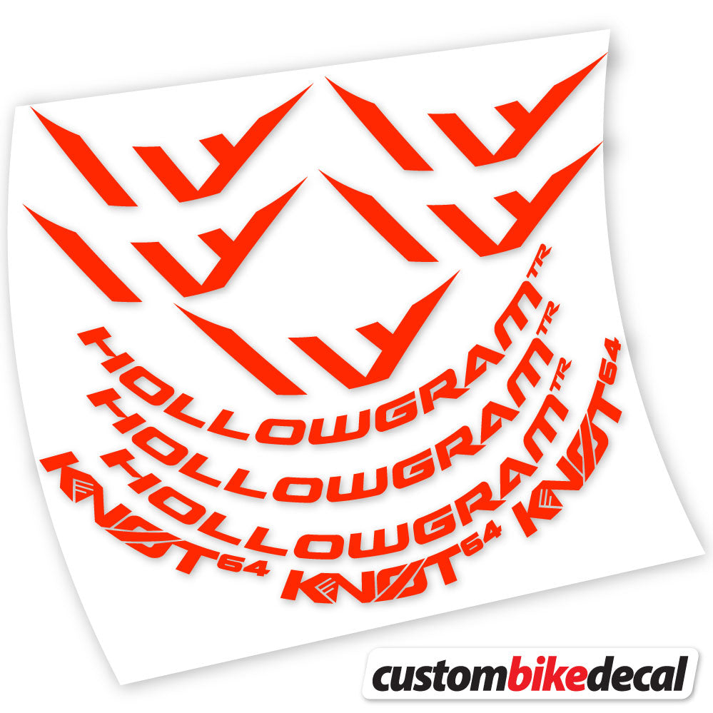 Autocollant Hollowgram Knot 64, Roues Route 64mm, autocollant vinyle