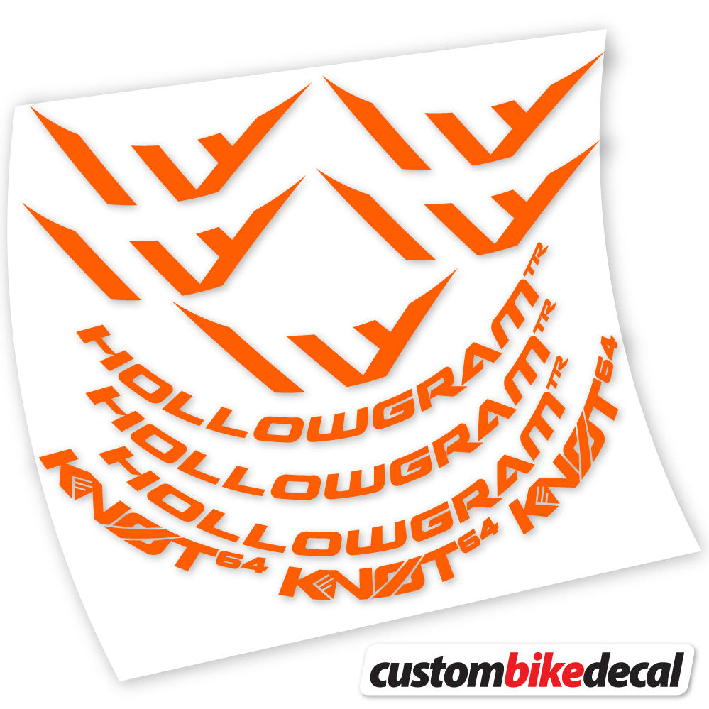 Autocollant Hollowgram Knot 64, Roues Route 64mm, autocollant vinyle