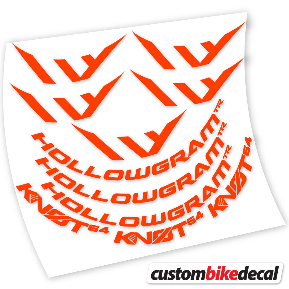 Autocollant Hollowgram Knot 64, Roues Route 64mm, autocollant vinyle