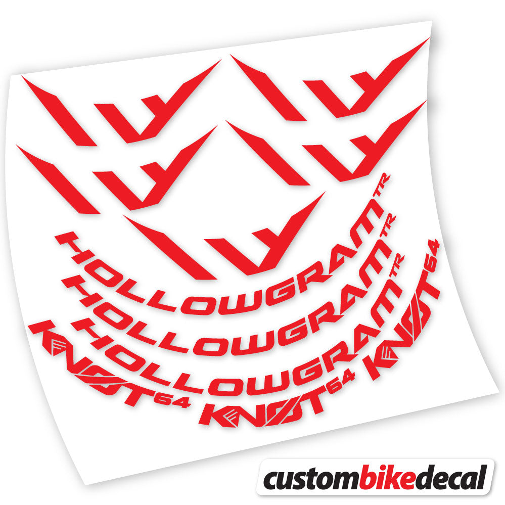 Autocollant Hollowgram Knot 64, Roues Route 64mm, autocollant vinyle