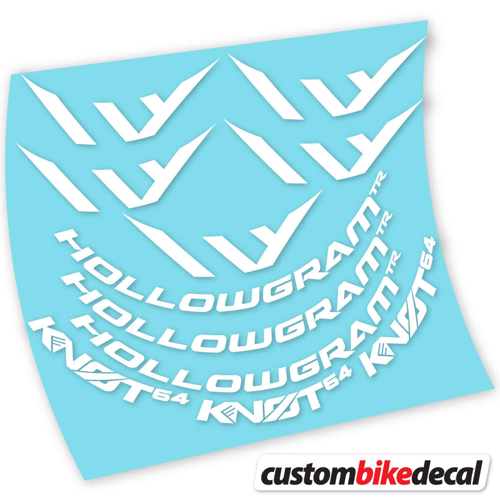 Autocollant Hollowgram Knot 64, Roues Route 64mm, autocollant vinyle