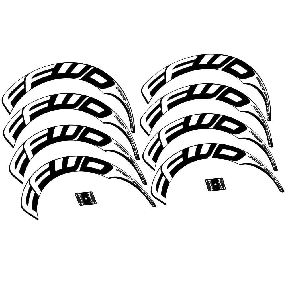 Autocollant FastForward, Roues Route 80mm, Autocollant Vélo vinyle
