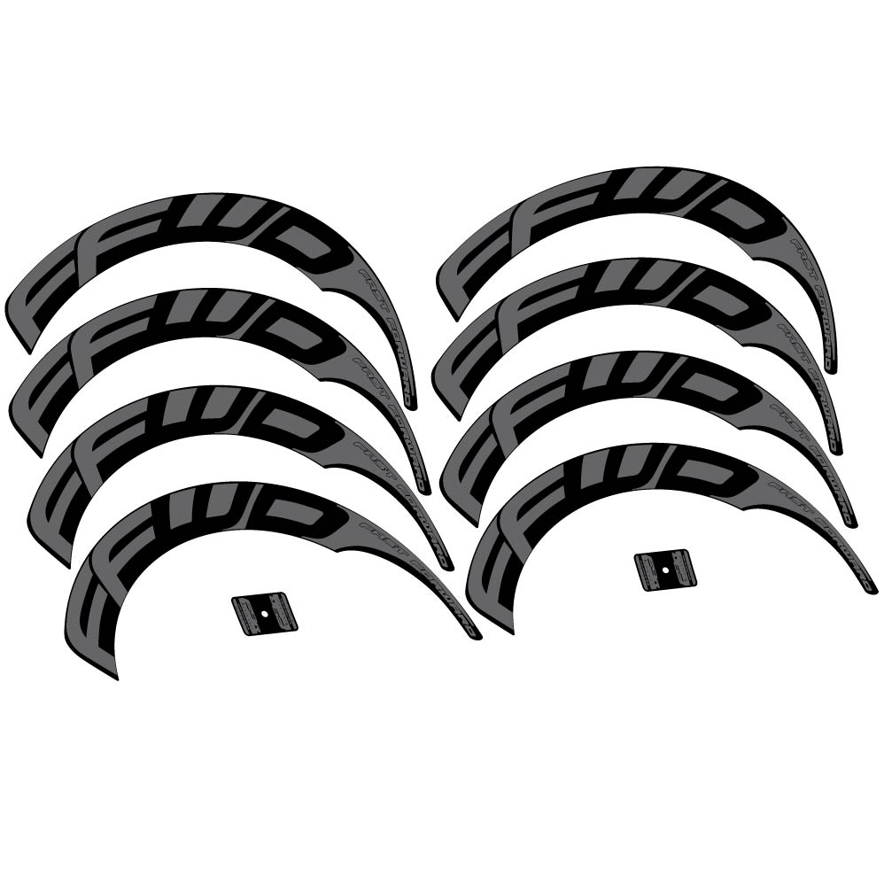 Autocollant FastForward, Roues Route 80mm, Autocollant Vélo vinyle