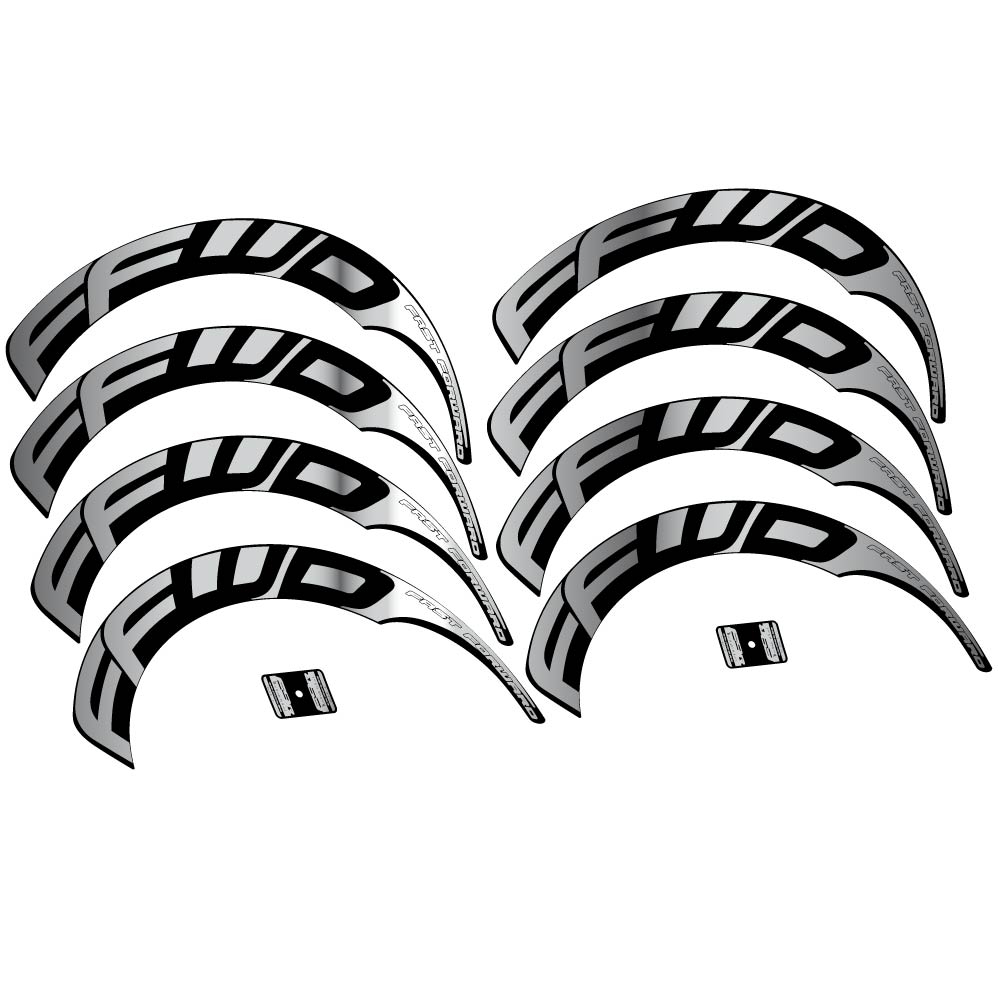 Autocollant FastForward, Roues Route 80mm, Autocollant Vélo vinyle