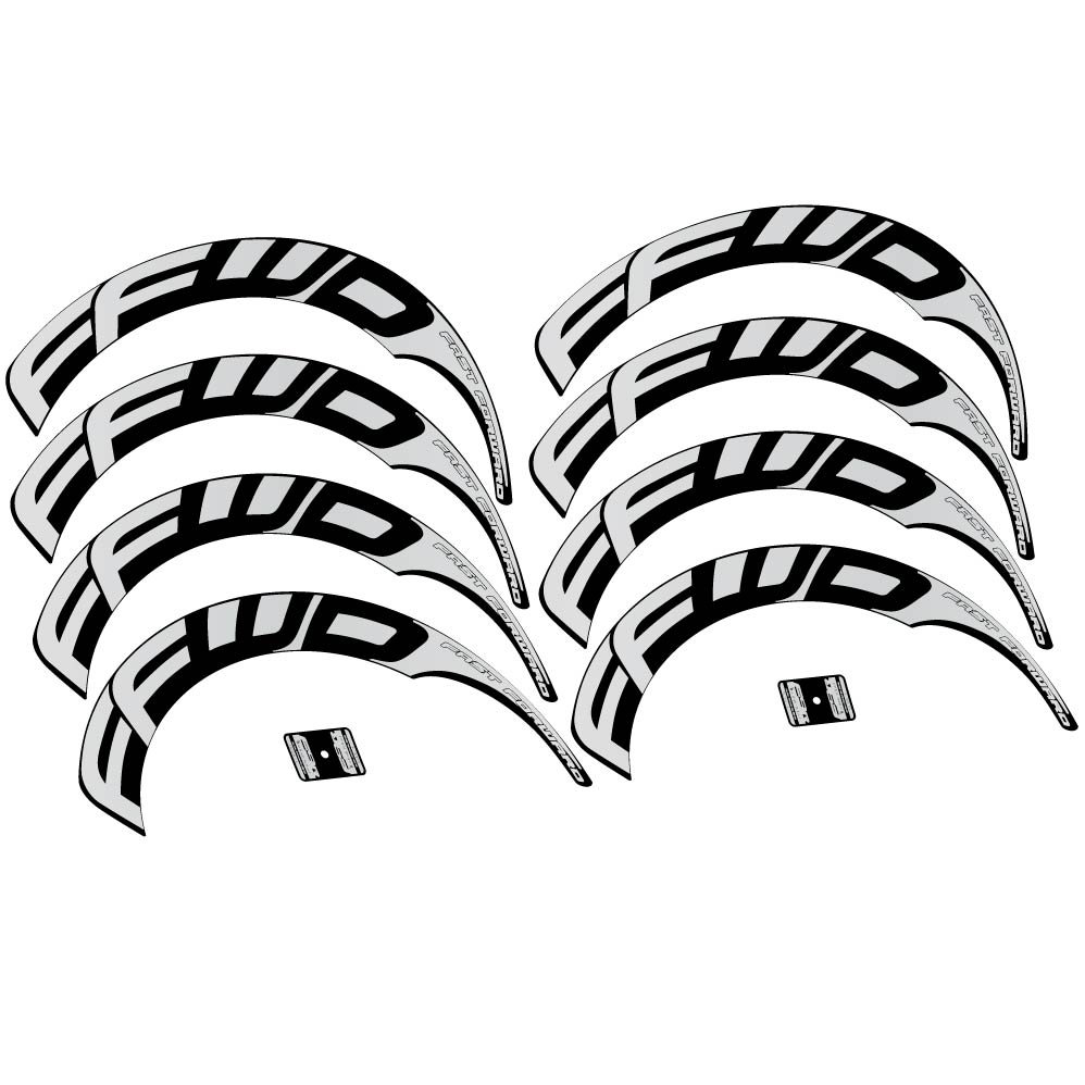 Autocollant FastForward, Roues Route 80mm, Autocollant Vélo vinyle