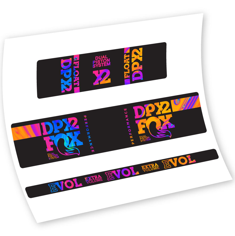Autocollant Amortisseur Fox Float DPX2 Performance, Vélo Vinyle sticker