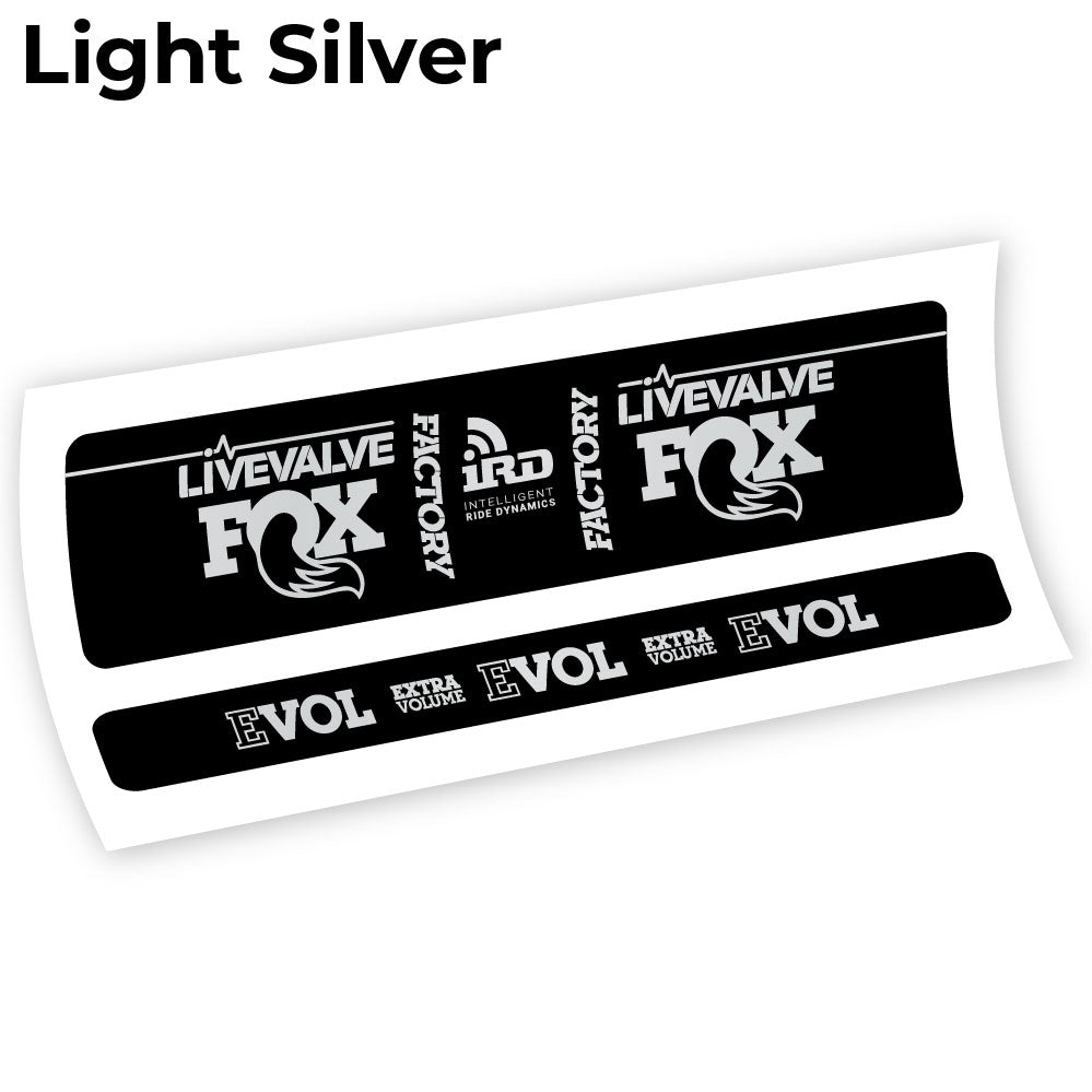 Autocollant Fox Factory LiveValve IRD Amortisseur vinyle autocollant