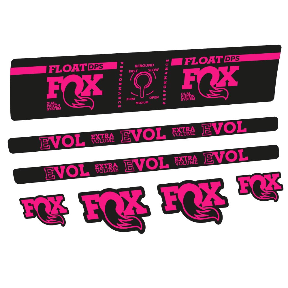 Autocollant Fox Float DPS Performance, Amortisseur, Vélo vinyle sticker